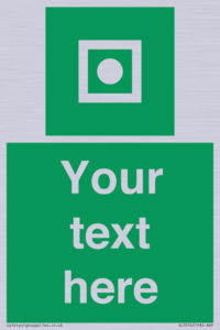 Custom sign safe condition Shipboard general alarm